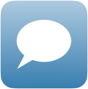 Icon für Kommunikatio und Sprache